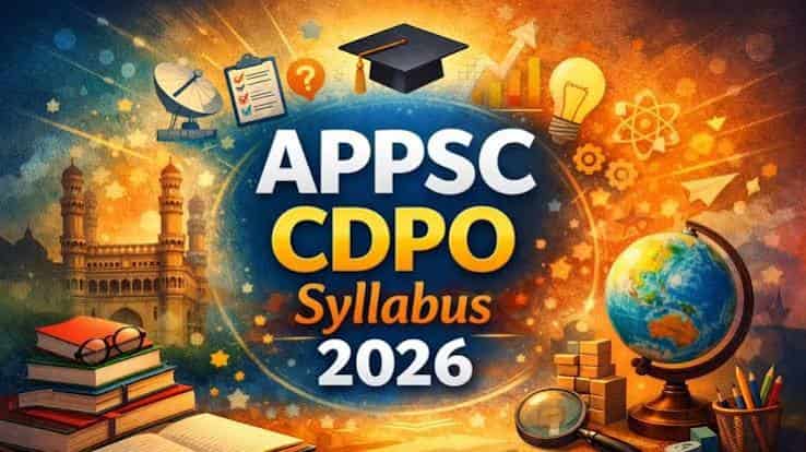 APPSC CDPO Syllabus 2026 and Exam Pattern