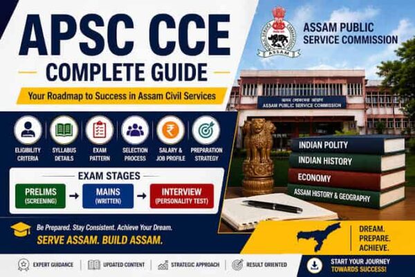APSC CCE Syllabus 2026 and Exam Pattern