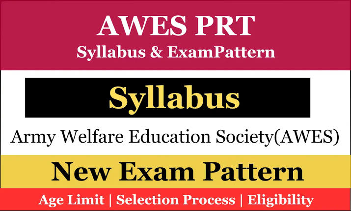 AWES PGT Syllabus 2026 and Exam Pattern