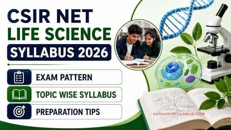 CSIR NET Life Science Syllabus 2026 and Exam Pattern