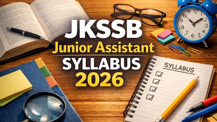 JKSSB JE Syllabus 2026 and Exam Pattern