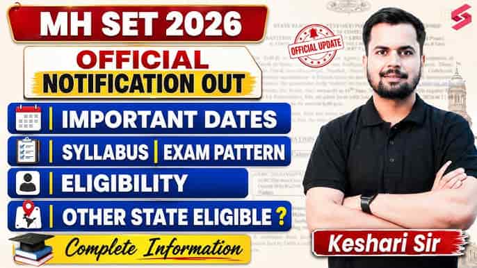 MH SET Syllabus 2026 and Exam Pattern