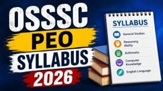 OSSSC PEO Syllabus 2026 and Exam Pattern