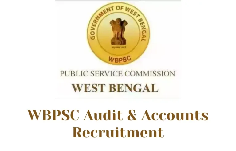 WBPSC Audit and Accounts Syllabus 2026 and Exam Pattern